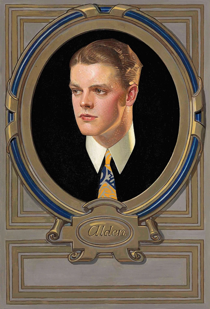 Alden (Arrow Collar Advertisement) by J. C. Leyendecker (1922) | from Christie's