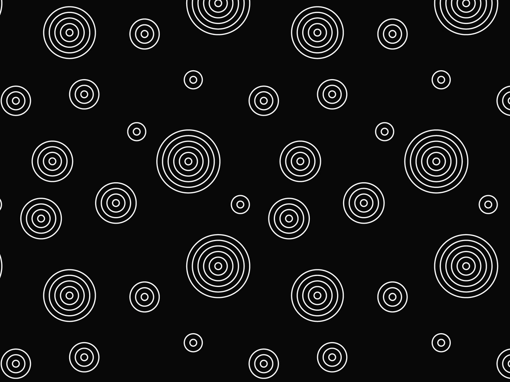 Set of 6 Water Ripple Pattern Background Illustrations and Vectors | White and Black