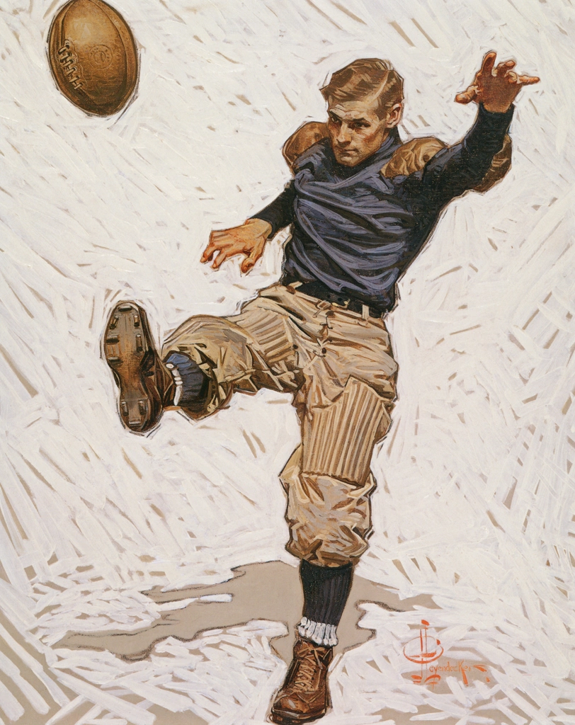 The Punter by J. C. Leyendecker (1908) | from J.C. Leyendecker: American Imagist