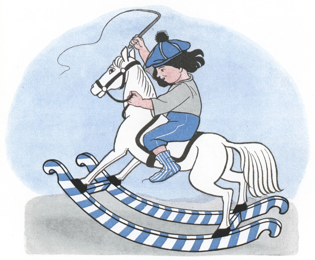 The Rider from “Fitzebutze” by Ernst Kreidolf | from Holp Shuppan