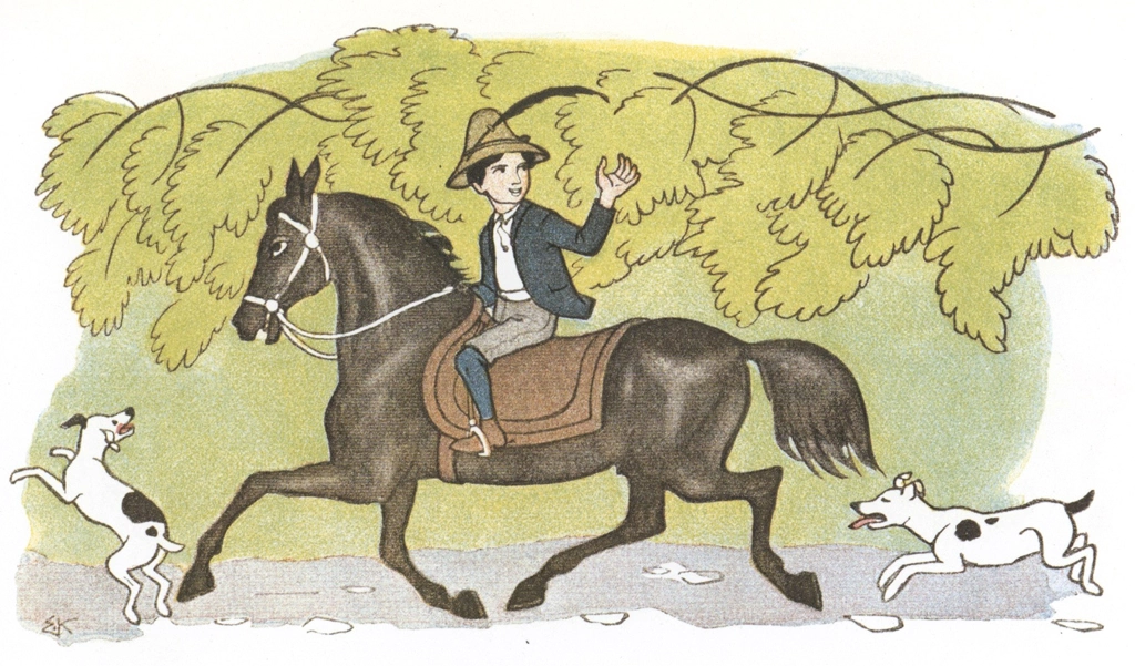 The Right Horse from “Fitzebutze” by Ernst Kreidolf | from Holp Shuppan