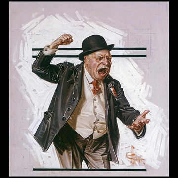 The Politician (Campaign Orator) by J. C. Leyendecker (1916)