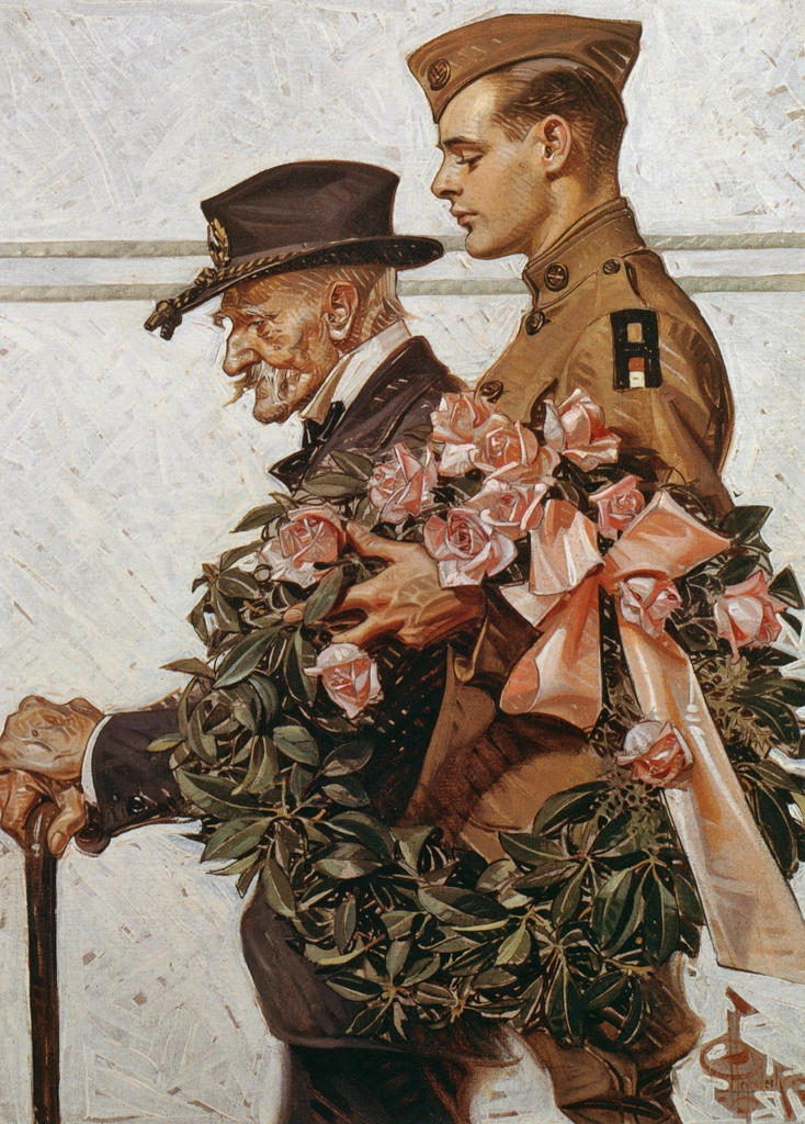 「退役軍人」 J・C・ライエンデッカー （1919年） | J.C. Leyendecker: American Imagistより