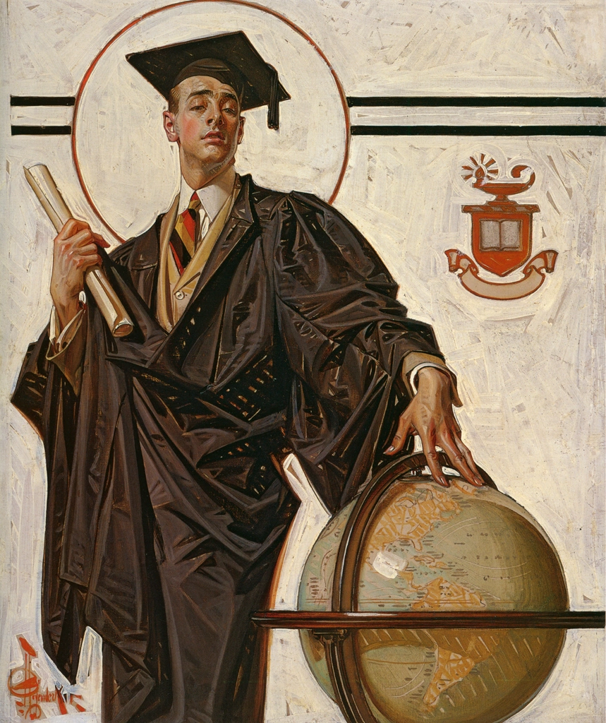 June Graduate by J. C. Leyendecker (1920) | from J.C. Leyendecker: American Imagist