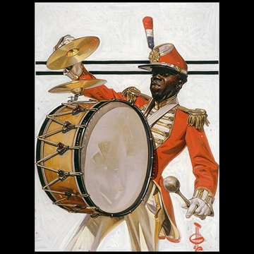 Bass Drummer by J. C. Leyendecker (1921)