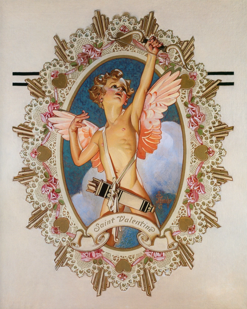 「聖バレンタイン」 J・C・ライエンデッカー （1936年） | J.C. Leyendecker: American Imagistより