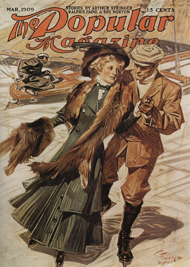 「1909年3月号のポピュラー・マガジンの表紙」 J・C・ライエンデッカー （1909年） | J.C. Leyendecker: American Imagistより