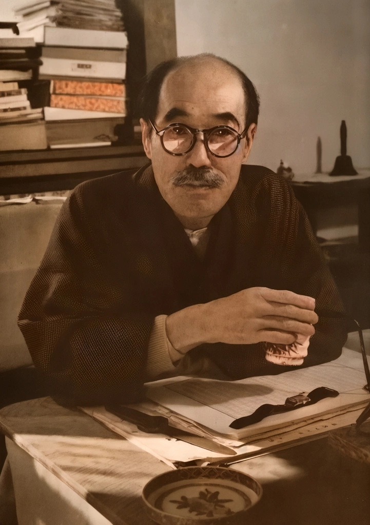 「久米正雄」 田村茂 | AIカラー化