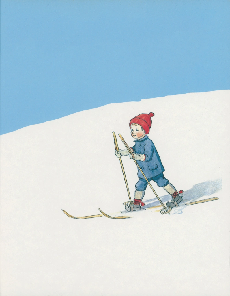 Cover from “Olle’s Ski Trip” by Elsa Beskow | Olle Skiing