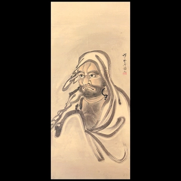 「半身達磨」 河鍋暁斎 （1885年）