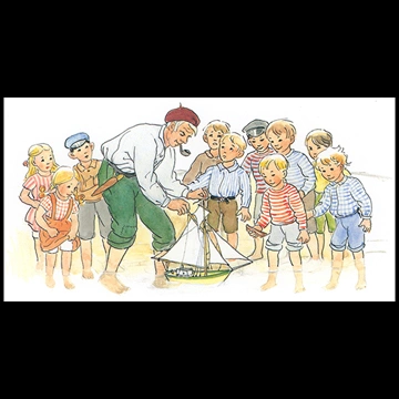 Plate #6 from “Peter’s Old House” by Elsa Beskow