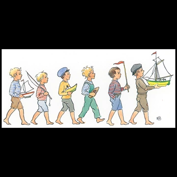 Plate #7 from “Peter’s Old House” by Elsa Beskow