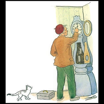 Plate #9 from “Peter’s Old House” by Elsa Beskow