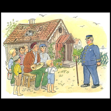 Plate #10 from “Peter’s Old House” by Elsa Beskow