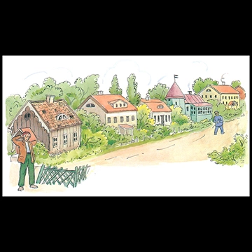 Plate #11 from “Peter’s Old House” by Elsa Beskow