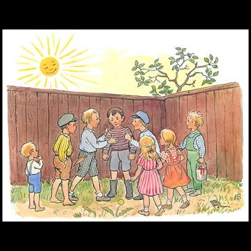 Plate #12 from “Peter’s Old House” by Elsa Beskow