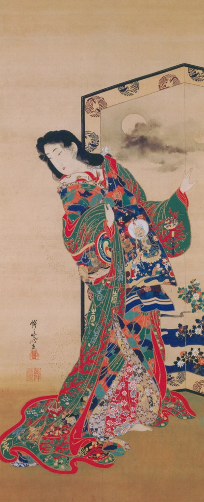 「極楽太夫図」 河鍋暁斎 | 画鬼・暁斎 KYOSAI 幕末明治のスター絵師と弟子コンドルより