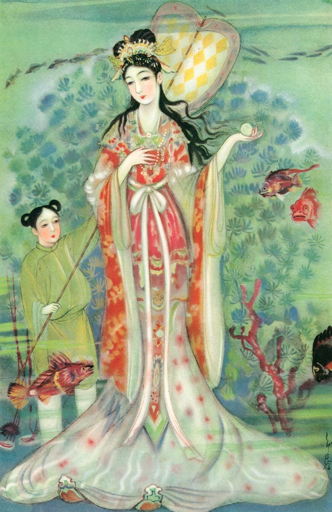 Sea Goddess by Sudō Shigeru (1929) | from Sudō Shigeru Lyric Art Book