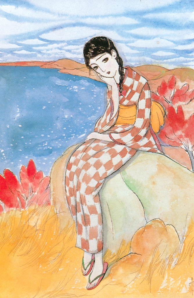 Autumn Lakeside by Sudō Shigeru (1935) | from Sudō Shigeru Lyric Art Book
