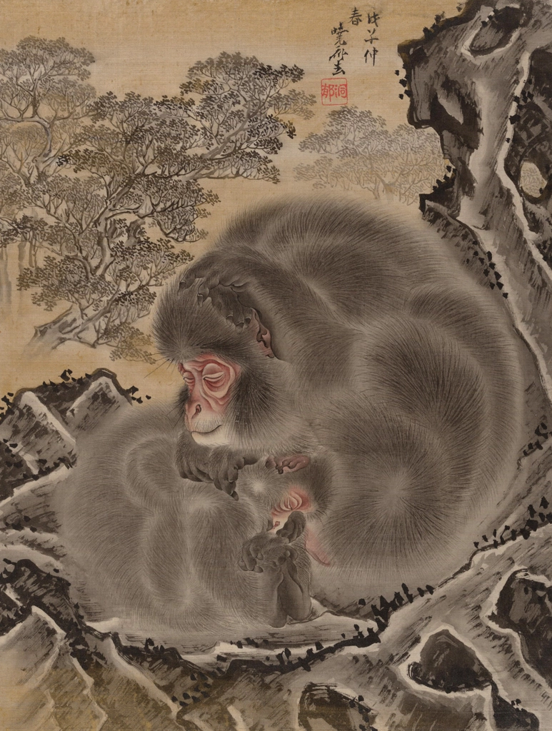 Monkeys by Kawanabe Kyōsai (1888) | from Metropolitan Museum of Art