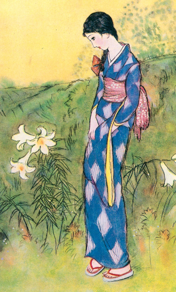 「少女夏姿」 須藤しげる （1926年） | 須藤しげる抒情画集より