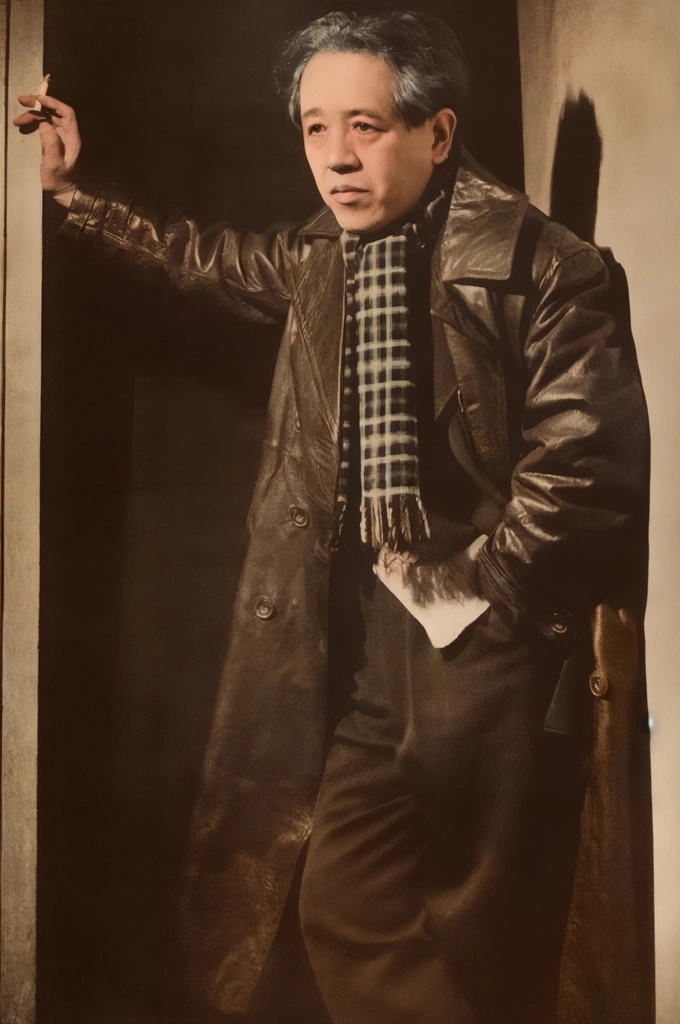 「木村伊兵衛氏像」 濱谷浩 (1949年) | AIカラー化