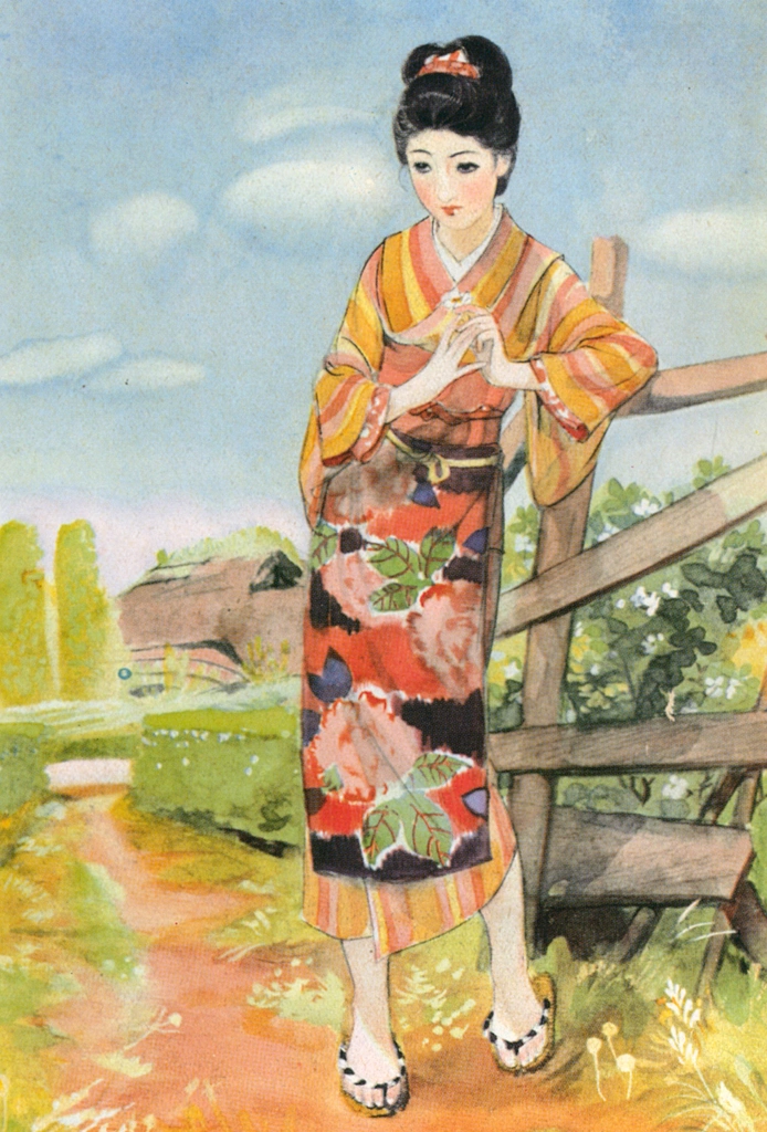 Trifoliate Orange Flower by Sudō Shigeru (1937) | from Sudō Shigeru Lyric Art Book