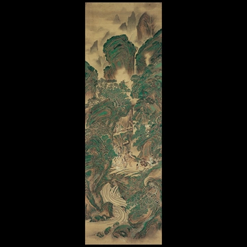 「霊山群仙図」 河鍋暁斎