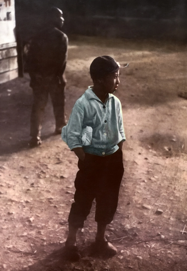 「少年」 田中一郎 (1949年) | AIカラー化