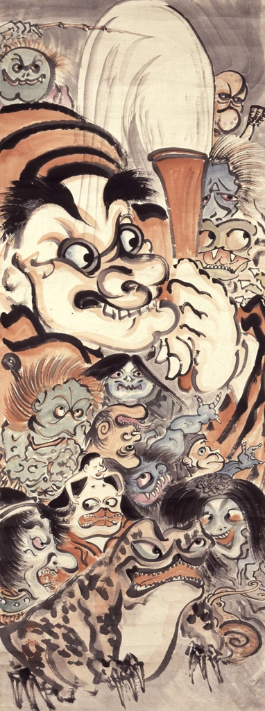 Various Japanese Monsters by Kawanabe Kyōsai | Left from British Museum