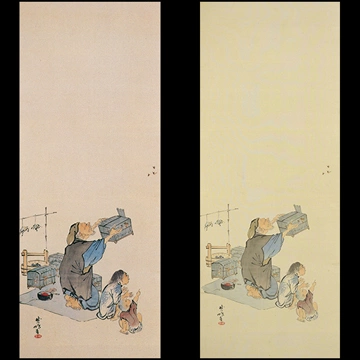 「風俗図屏風 4」 河鍋暁斎