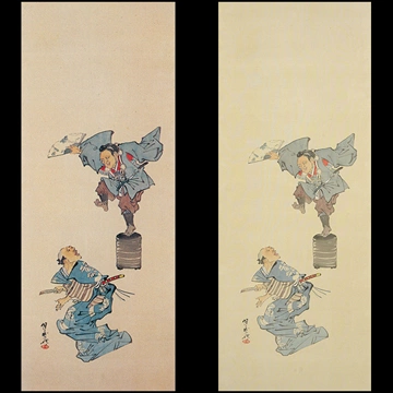Entertainments Throughout the Year #8 by Kawanabe Kyōsai