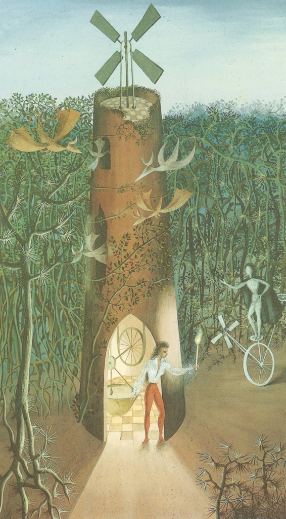 A mi amigo Agustín Lazo by Remedios Varo (1945) | from Remedios Varo Exhibition Catalog 1999