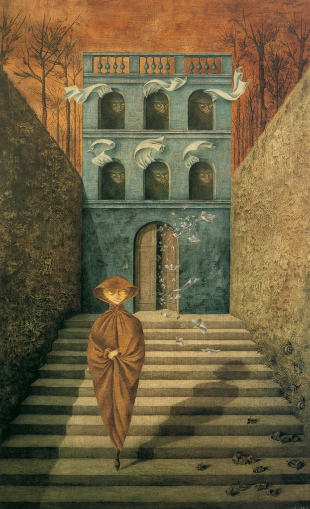 Rupture by Remedios Varo (1955) | from Women Surrealists in Mexico
