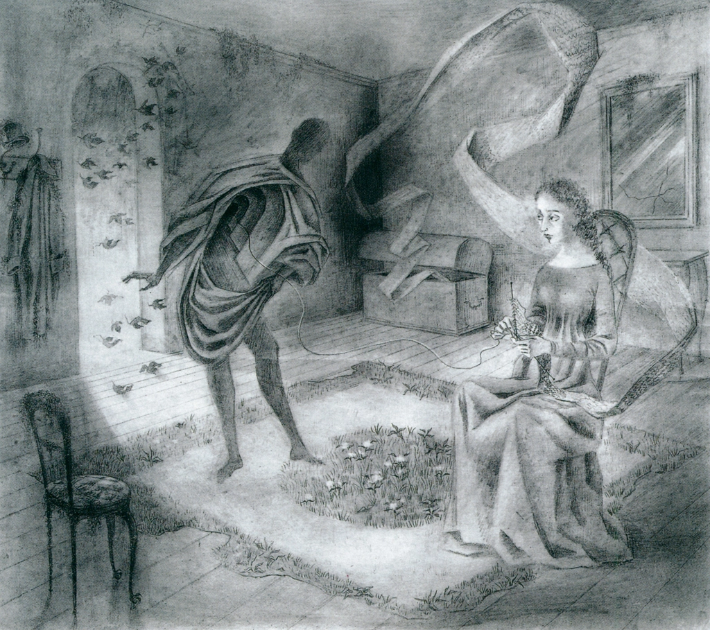 Los ancestros o Poema by Remedios Varo (1956) | from Remedios Varo Exhibition Catalog 1999