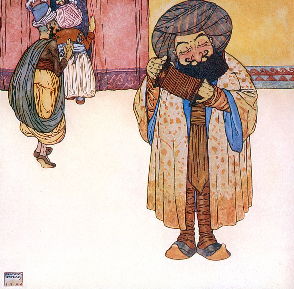 A was an Afghan Ameer by Edmund Dulac | from Lyrics Pathetic & Humorous from A to Z