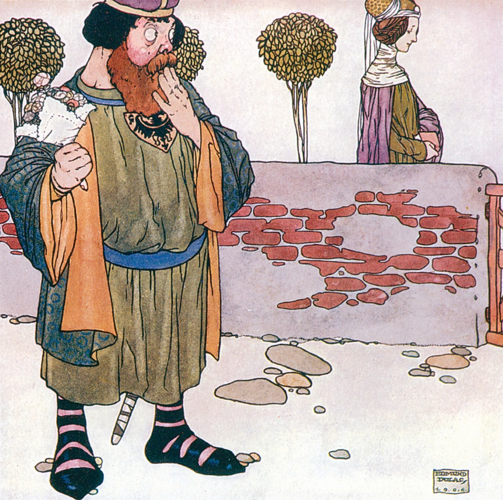 B was a burly burgrave by Edmund Dulac | from Lyrics Pathetic & Humorous from A to Z