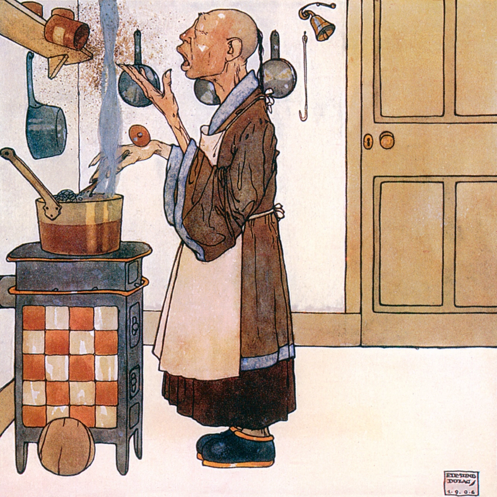 C was a cook from Chang-Chew by Edmund Dulac | from Lyrics Pathetic & Humorous from A to Z
