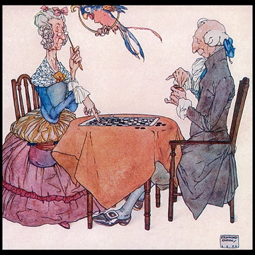D was a dignified dame by Edmund Dulac