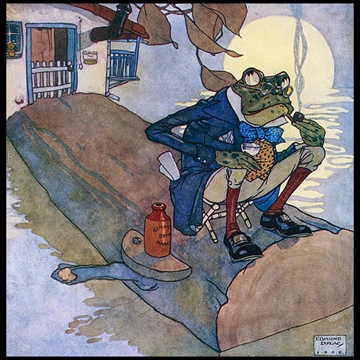 F Was a fanciful frog by Edmund Dulac