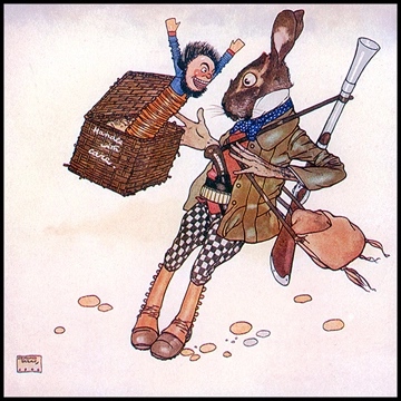 H was a hard-headed hare by Edmund Dulac