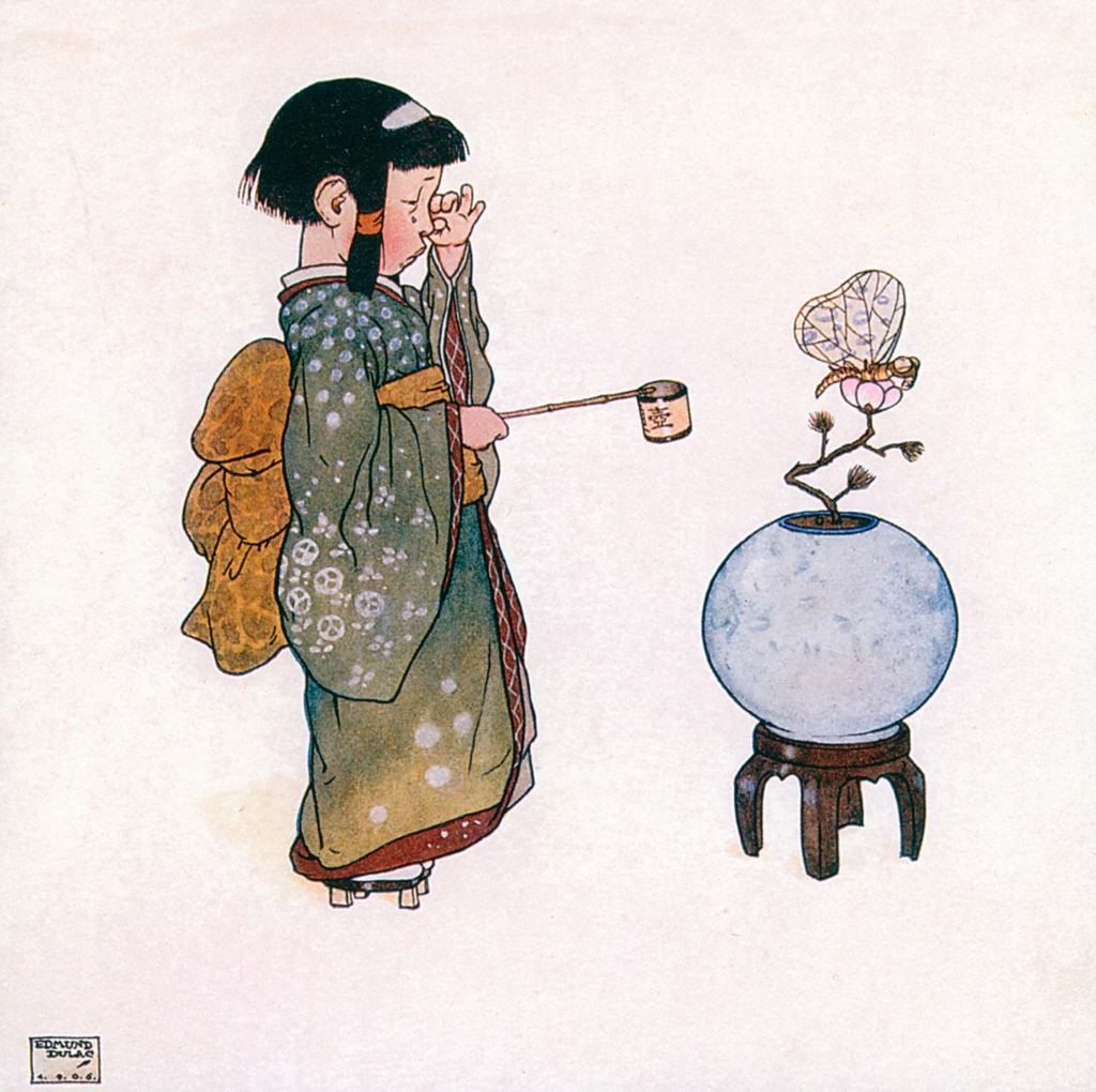 J was a juvenile Jap by Edmund Dulac | from Lyrics Pathetic & Humorous from A to Z
