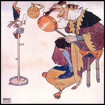 K was a kind-hearted King by Edmund Dulac