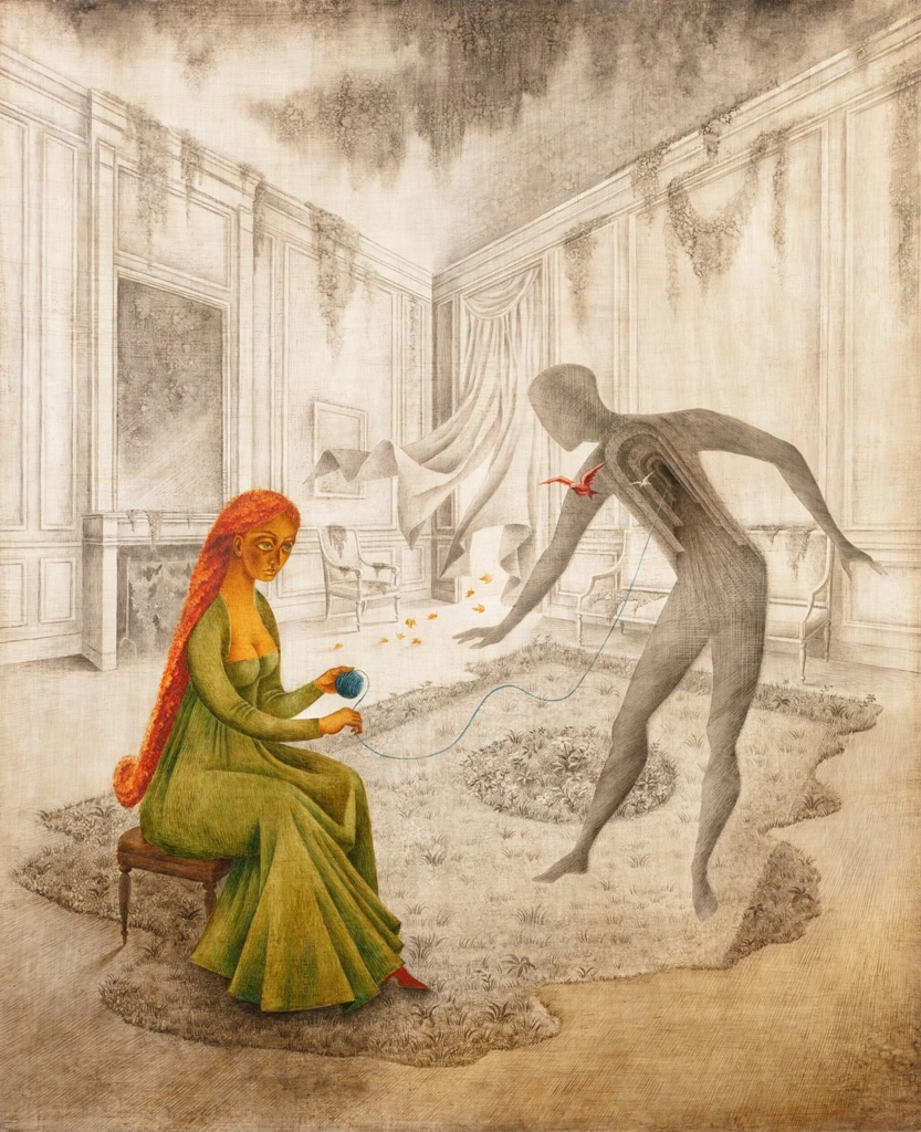 Les feuilles mortes by Remedios Varo (1956) | from Sotheby's