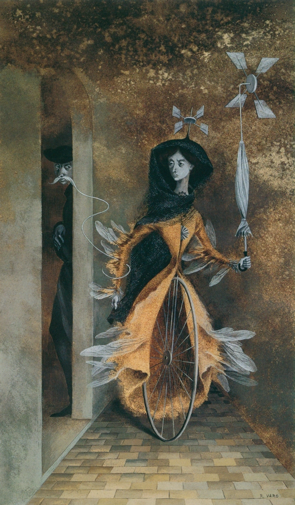 Caminos tortuosos by Remedios Varo (1957) | from Remedios Varo Exhibition Catalog 1999