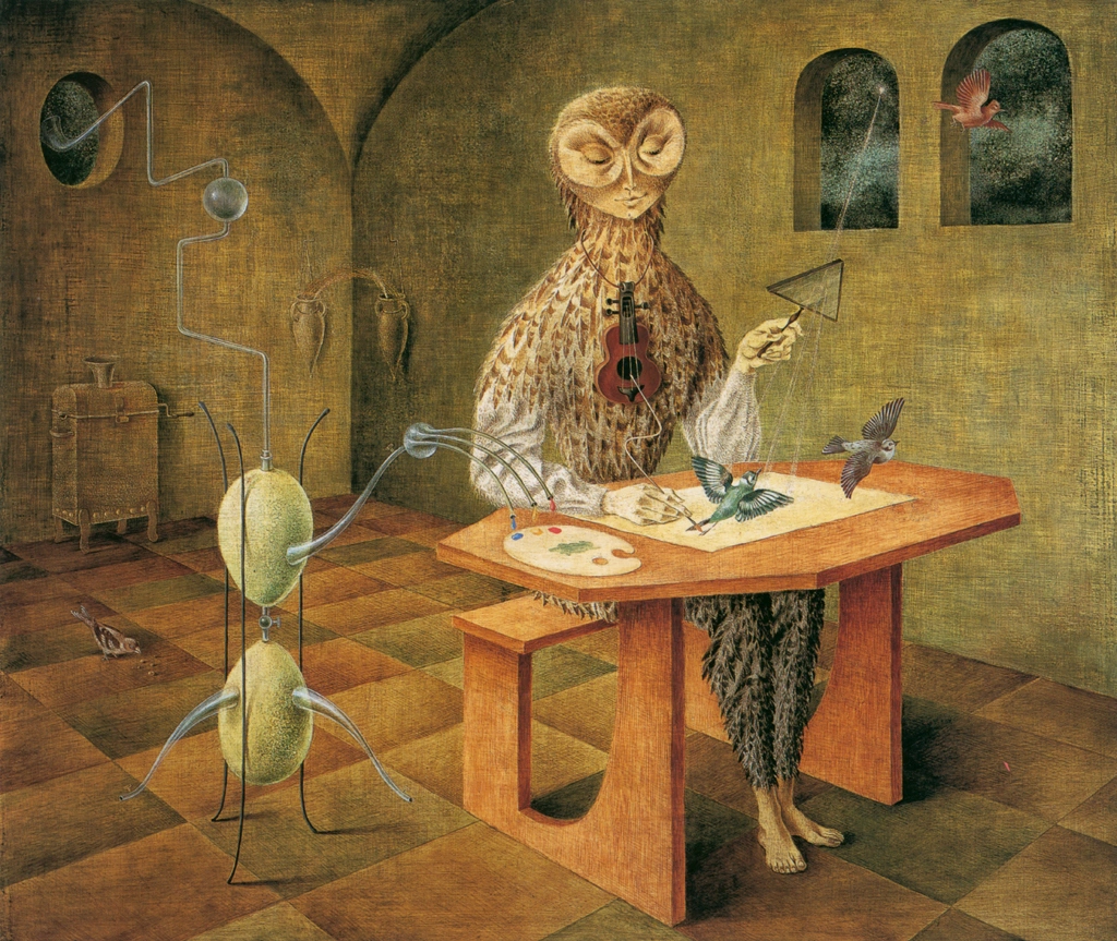 Creación de las aves by Remedios Varo (1957) | from Women Surrealists in Mexico