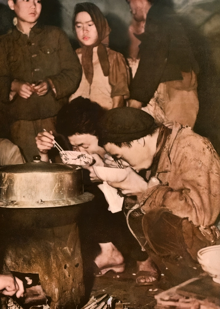 「食欲」 石井幸之助 (1949年) | AIカラー化