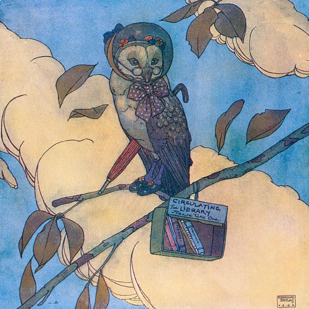 O was an obstinate owl by Edmund Dulac | from Lyrics Pathetic & Humorous from A to Z