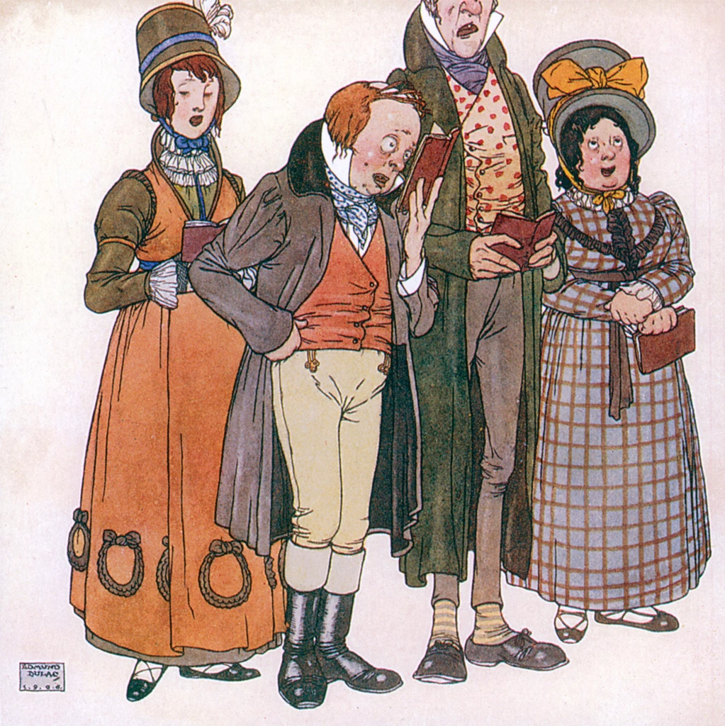S was a short-sighted squire by Edmund Dulac | from Lyrics Pathetic & Humorous from A to Z