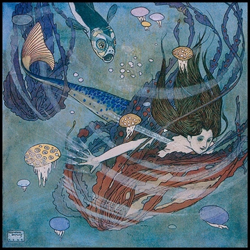 U was a youthful Undine by Edmund Dulac